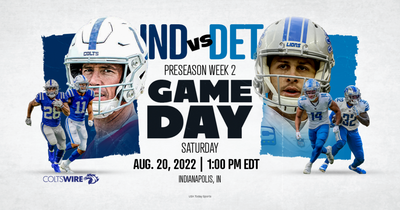 Colts vs. Lions: Time, television, radio and streaming schedule