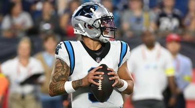 Panthers QB Corral Leaves Preseason Game in Walking Boot