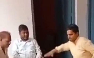 Uttar Pradesh village head beats up Dalit youth, held