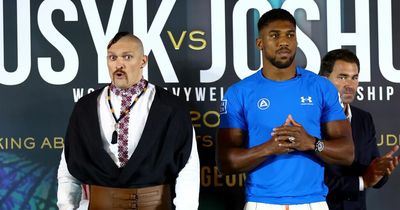 Anthony Joshua has significant weight advantage in Oleksandr Usyk fight