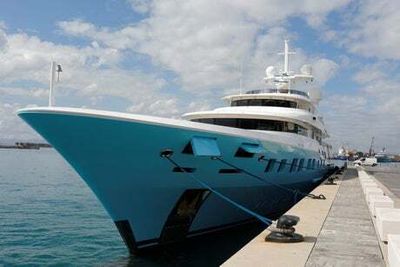 Russian super yacht, worth £63m, to be auctioned after being seized