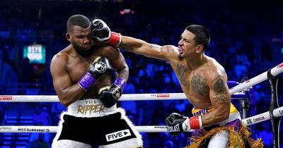 Controversy on Anthony Joshua undercard as boxer wins fight with four-minute round