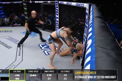 2022 PFL Playoffs 3 video: Larissa Pacheco steamrolls Olena Kolesnyk, into women’s lightweight final