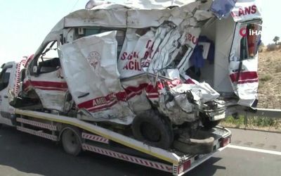 First responders among 16 dead as bus ploughs into crash scene