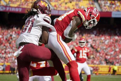 Key takeaways from first half of Chiefs vs. Commanders