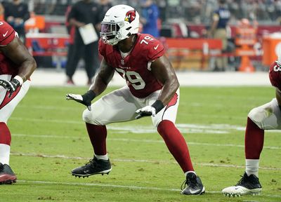 OL Josh Jones knows he is an NFL starter who has to wait for his shot