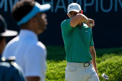Rory McIlroy wasn’t happy about an overzealous fan using a remote-control ball during play