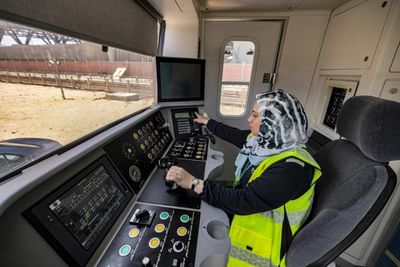 On track: Cairo metro employs Egypt's first women train drivers