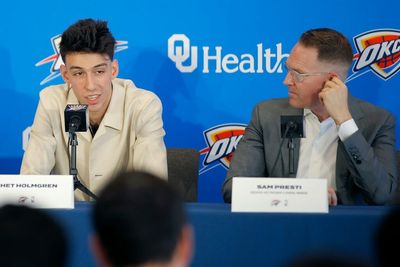 OKC Thunder: Chet Holmgren tweaks ankle in Seattle Pro-Am