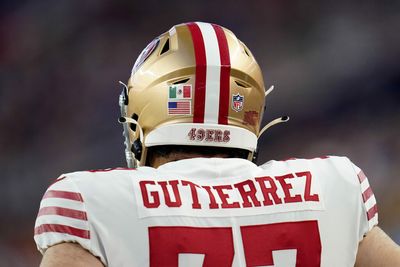49ers OL Alfredo Gutierrez gets game ball after NFL debut