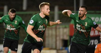 Glentoran new boy Aidan Wilson: Tim McCann was "buzzing" after my goal against Crues