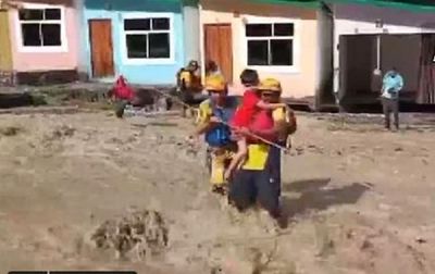 Uttarakhand: SDRF rescues people trapped in Pauri Garhwal resort amid heavy rain