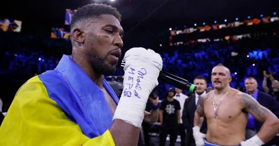 Anthony Joshua's team accused of hanging him "out to dry" after post-fight rant