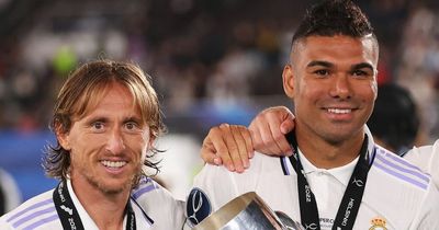 Casemiro's special Real Madrid send-off before Man Utd move as Luka Modric pays tribute