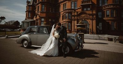 Inside couple's traditional and romantic Irish-Scottish wedding at Slieve Donard Hotel