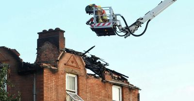 Building roof destroyed by fire after Market Place blaze