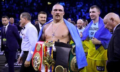 Oleksandr Usyk challenges Tyson Fury to unification fight after beating Joshua