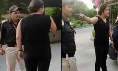 Noida woman seen misbehaving with security personnel, arrested
