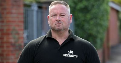 Ex-bouncer does night security patrols on his estate plagued by thieves and vandals