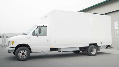 Ford Box Truck Hides Posh Camper Conversion Inside Boring Exterior