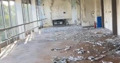 Chilling footage shows abandoned Edinburgh building completely frozen in time