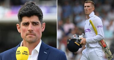 Alastair Cook names ideal Zak Crawley replacement as England opener's struggles continue