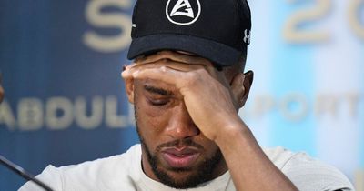 Anthony Joshua admits he "let himself down" in emotional statement after defeat