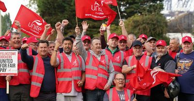 Empty shelves fear as workers at Britain's biggest port go on strike for EIGHT days