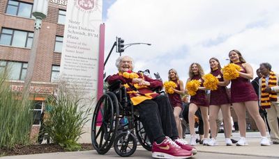 Loyola Red Line plaza renamed for ‘world famous’ Sister Jean on her 103rd birthday