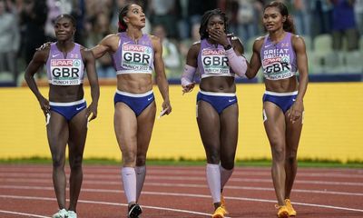 Ghosts of relays past return as Britain’s women suffer baton disaster in Munich