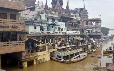 Rising water level in Ganga submerges major ghats in UP's Varanasi