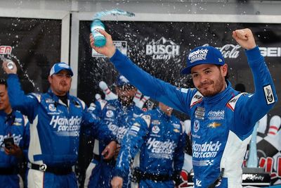 Larson moves Elliott to win Watkins Glen NASCAR Cup race