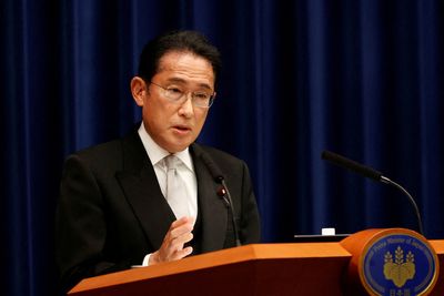 Japan PM Kishida's support tumbles, hit by questions over church and COVID