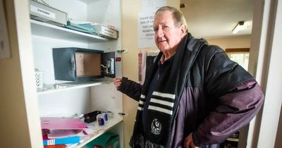 Elderly man punched in the face during church break-in