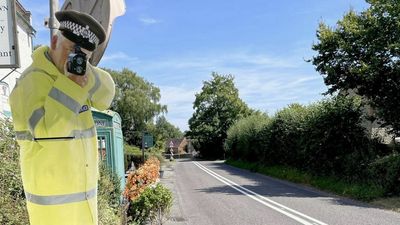 Police Resort To Cardboard Cut-out Cops To Entrap Speeders