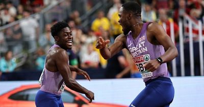 Wales' Jeremiah Azu wins gold with Great Britain in 4x100m at European Championships