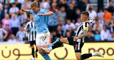 Jamie Carragher says Kieran Trippier challenge on Kevin de Bruyne will be a 'red in the future'