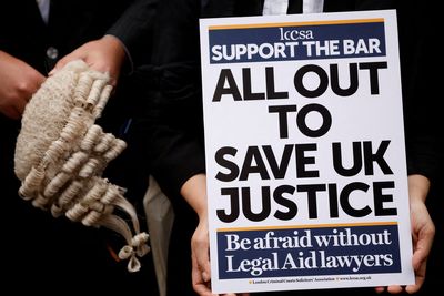 Trial lawyers in England and Wales vote to strike indefinitely
