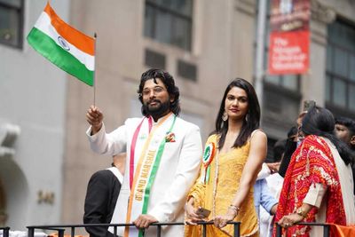 Allu Arjun represents country as Grand Marshal at annual Indian Day parade in New York