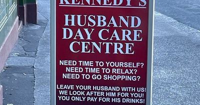 Dublin pub offers husband day care service to delight of locals