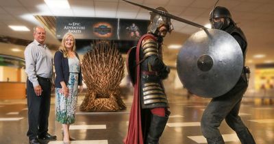 Belfast International Airport unveils new Game of Thrones display to welcome tourists to Northern Ireland