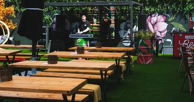 Liverpool bar launches huge boho style garden terrace with hammocks and fire pits