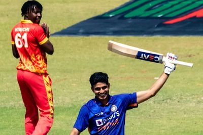 Gill's career-best 130 puts India in control against Zimbabwe