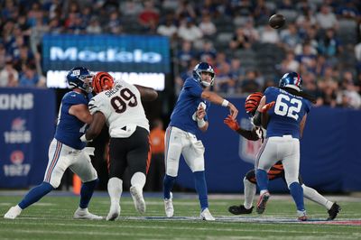 Giants’ Daniel Jones accepts blame for Daniel Bellinger drop, interception