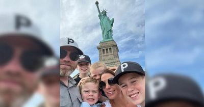 Coleen Rooney and sons take 'quick visit' to the USA to see Wayne