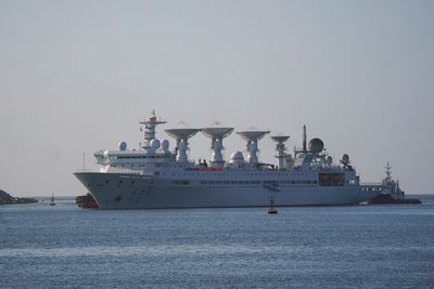 Chinese military ship leaves Sri Lanka after controversial visit