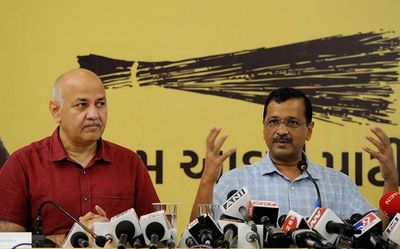 Delhi Chief Minister Arvind Kejriwal and Deputy CM Manish Sisodia slam BJP in Gujarat