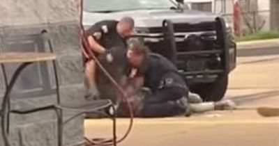 Three US police officers relentless beat man during arrest in disturbing footage