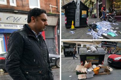 Rubbish-strewn streets of Edinburgh seen by millions after viral online posts