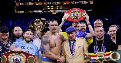 Tyson Fury's dad ranks Oleksandr Usyk as third best heavyweight in the world